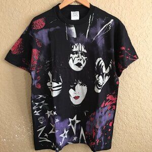 Kiss Alive Worldwide Tour AOP T-Shirt Large Wild Oats Modern